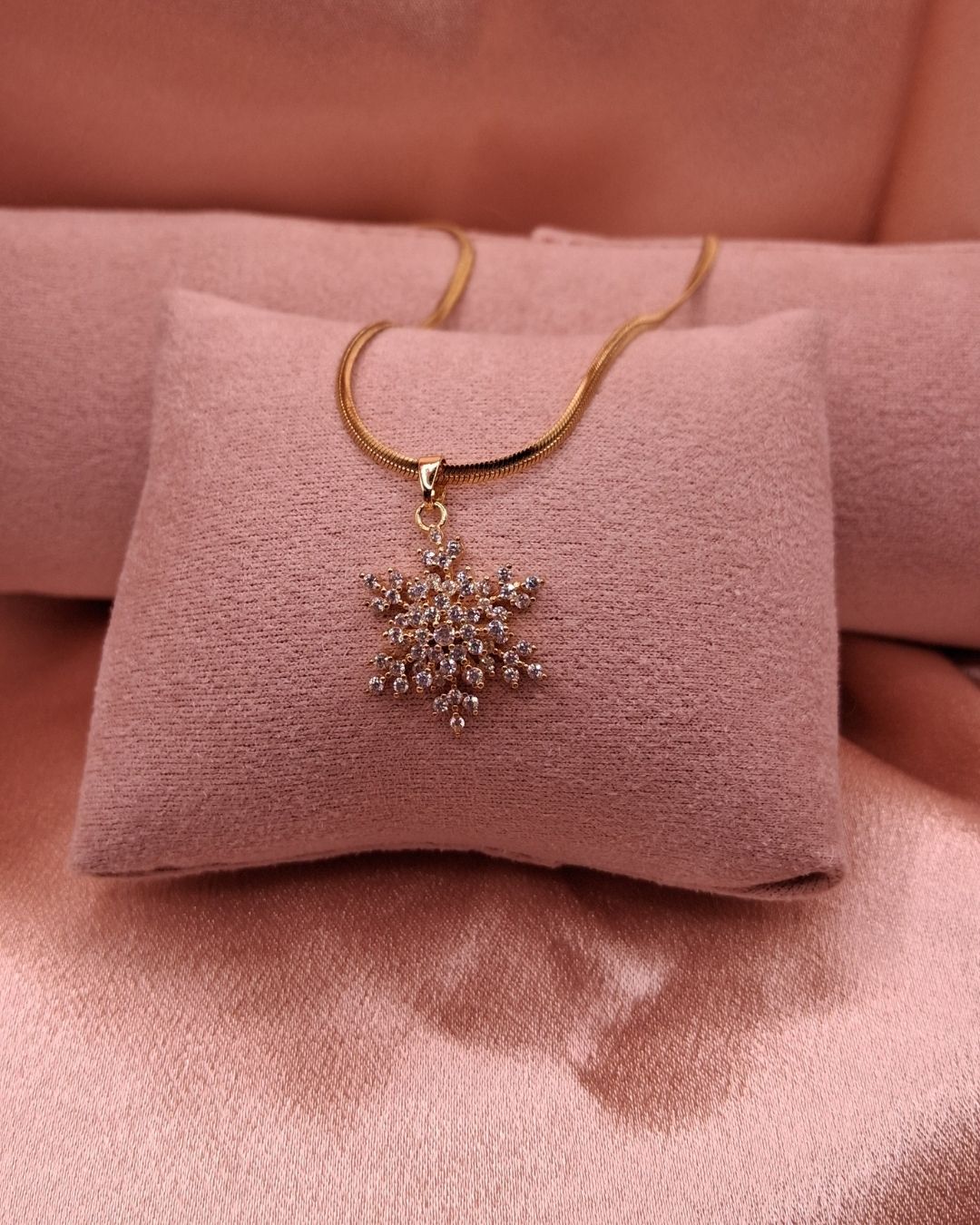 Colar Ansiedade floco de neve